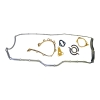 Jeep Grand Cherokee ZJ ZG 4,0 ltr. lower Engine Gasket Set with 1 Piece Pan Gasket 92-98