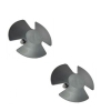 Jeep Compass Patriot MK 2er Set Befestigungs Clip Karosseriestopfen Haubendämmung Motorhaube 10-17