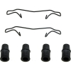 Jeep Grand Cherokee WJ WG set brake pad spring tension spring brake pads with cuffs rear year 99-04