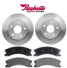 Jeep Grand Cherokee WJ WG Bremsscheiben mit Bremsklötzen vorne Akebono Bremse Raybestos Bj. 99-04