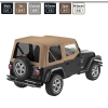 Jeep Wrangler YJ replacement top including window for original top cover Spice Denim Bestop 87-95