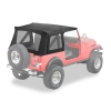 Jeep Wrangler TJ Verdeck Ersatz Verdeckhülle für Stahltüren Black Denim Bestop 96-02