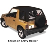Suzuki Vitara Chevrolet Tracker Verdeck Ersatz Verdeckhülle Schwarz Crush Bestop 99-03
