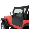 Jeep Wrangler TJ Window Kit for Element High Rock Half Doors Black Diamond 96-06