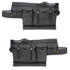 Jeep Wrangler TJ Bags Storage Bags Set for Element High Rock Half Doors Black Denim 76-06