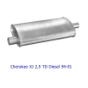 Jeep Cherokee XJ 2,5 ltr. Turbo Diesel Auspuff Endtopf Schalldämpfer 94-01
