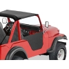 Jeep CJ5 CJ6 Satz Halbtüren Black Crush Bestop 55-75