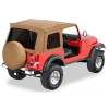 Jeep Wrangler YJ Supertop Verdeck Softtop Bestop Spice Denim getönte Scheiben 87-95