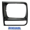 Jeep Cherokee XJ Headlamp Bezel Left Black year 97-01