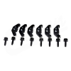 Jeep Wrangler JK Hard Top Retainer Kit includes 6 Retainers & 8 Screws 07-17