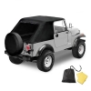 Jeep Wrangler YJ Emergency Top Emergency Soft Top Cover Pavement Ends 87-91