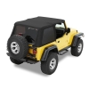 Jeep Wrangler TJ Trektop NX convertible top tinted windows black Black Twill 96-06