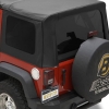 Jeep Wrangler JK 4türer Satz getönte Scheiben für Orginal Verdeck Black Diamond Bestop 11-18
