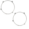Jeep Wrangler JK Headlamp Retaining Ring Set Chrom for the Left or Right side 07-18