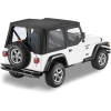 Jeep Wrangler YJ Ersatzverdeck Softtop Verdeck Hülle Black Sailcloth Bestop 88-95