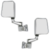 Jeep Wrangler TJ exterior mirror door hinge mirror set left and right chrome 96-06