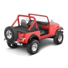 Jeep CJ Duster Deck Cover Rear Cover Hardtop Black Denim Bestop 81-86