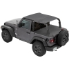 Jeep Wrangler JL 2-door Duster Deck Cover Trunk Cover Black 18-