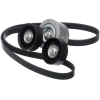 Jeep Cherokee Liberty KJ 3,7 ltr. Flachriemen Keilriemen Set mit Riemenspanner & Umlenkrolle Ø76mm 02-06