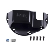 Jeep CJ Wrangler YJ TJ JK Cherokee XJ Grand Cherokee ZJ ZG WJ WG HD Skid Plate Differentialschutz Dana 44 Achse mit Jeep Logo 70-18