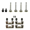 Jeep Grand Cherokee WH WK screws & bushings set incl. boots, slide rails, anti-rattling clip brake caliper front 05-10