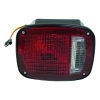 Jeep CJ taillight US version left housing black 76-80