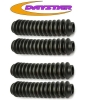 Jeep 4er Set Universal Manschette Stoßdämpfer Stoßdämpfermanschette Staubmanschette schwarz