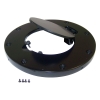 Jeep Wrangler JK fuel filler flap black not lockable 2 and 4 doors 07-12